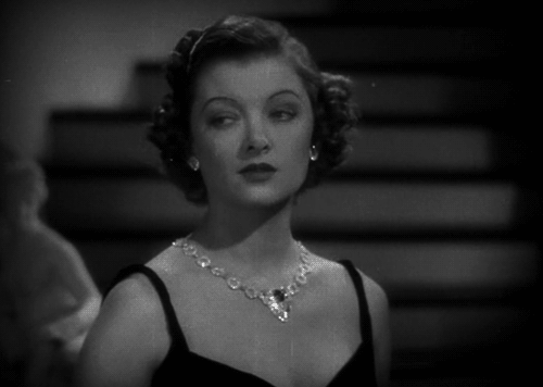 Someone please do my hair like this. vintage-lullaby: Myrna Loy. Seriously, stop being so cute