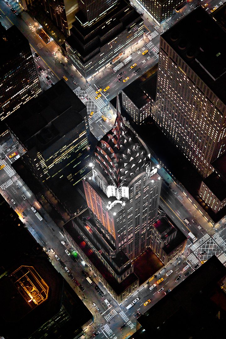 decoarchitecture: Chrysler Building, NYC, NY Top-down view of the Chrysler.