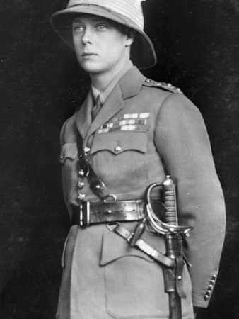 A very young Prince Edward, in his uniform.