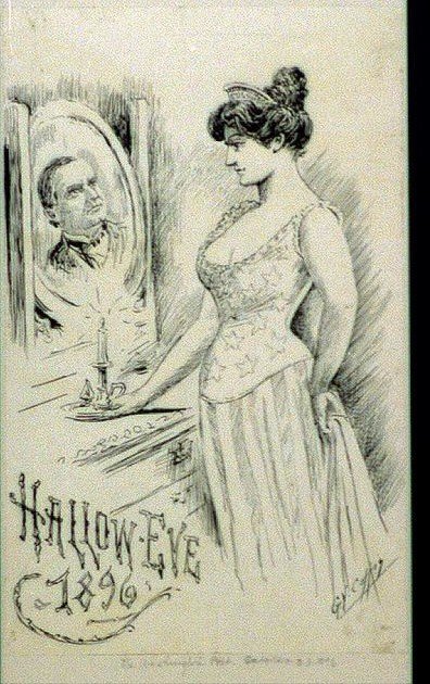 Hallow-eve, 1896. George Yost, 1850-1896, artist